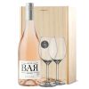 BAR Rosé wijnpakket met 2 wijnglazen 