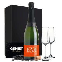 BAR Cava Brut pakket met 2 flutes