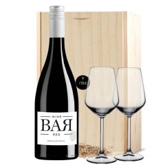 BAR Red wijnpakket met 2 wijnglazen